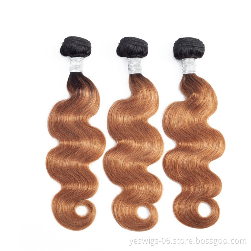 1b/30 Body Wave Brazilian Hair Weave Bundles, Virgin Human Hair Extensions Virgin Cuticle Aligned Hair 1 Bundle